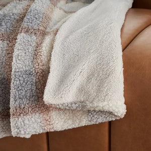 Faux Fur RD320 Blue Throw Blanket - Baconco