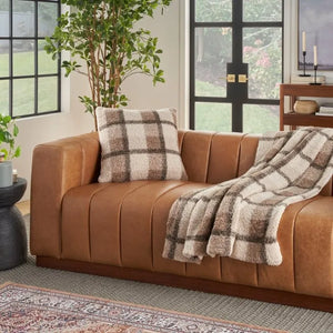 Faux Fur RD320 Brown Throw Blanket - Baconco