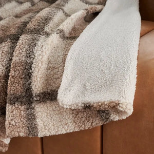 Faux Fur RD320 Brown Throw Blanket - Baconco