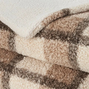 Faux Fur RD320 Brown Throw Blanket - Baconco