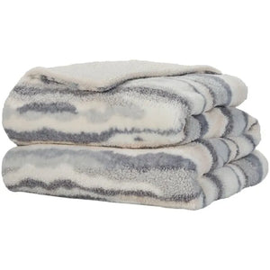 Faux Fur RD520 Blue Throw Blanket - Baconco