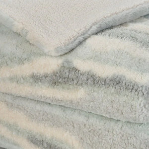 Faux Fur RD520 Seafoam Throw Blanket - Baconco