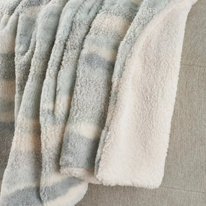 Faux Fur RD520 Seafoam Throw Blanket - Baconco