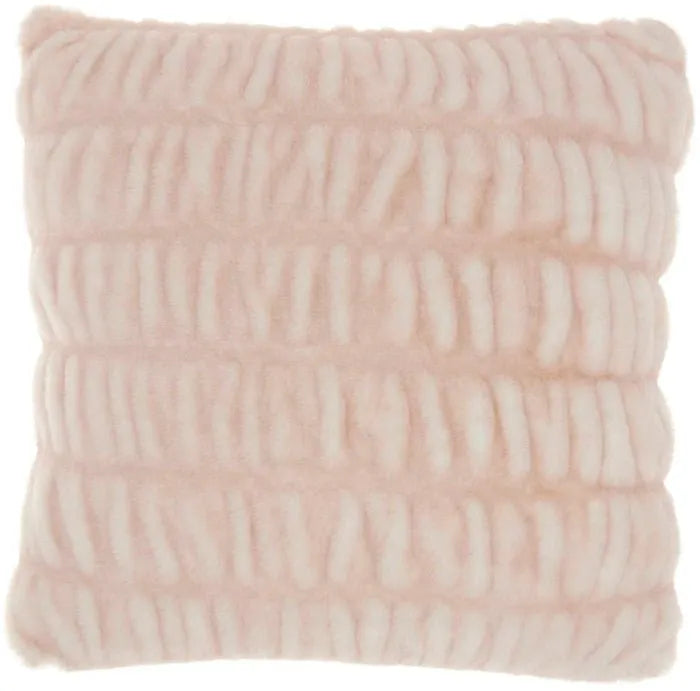 Faux Fur SN101 Blush Pillow - Baconco