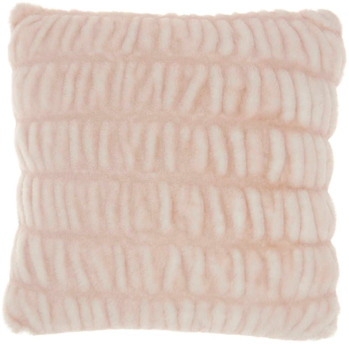Faux Fur SN101 Blush Pillow - Baconco