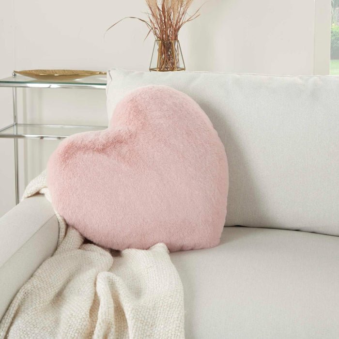Faux Fur SN103 Blush Pillow - Baconco