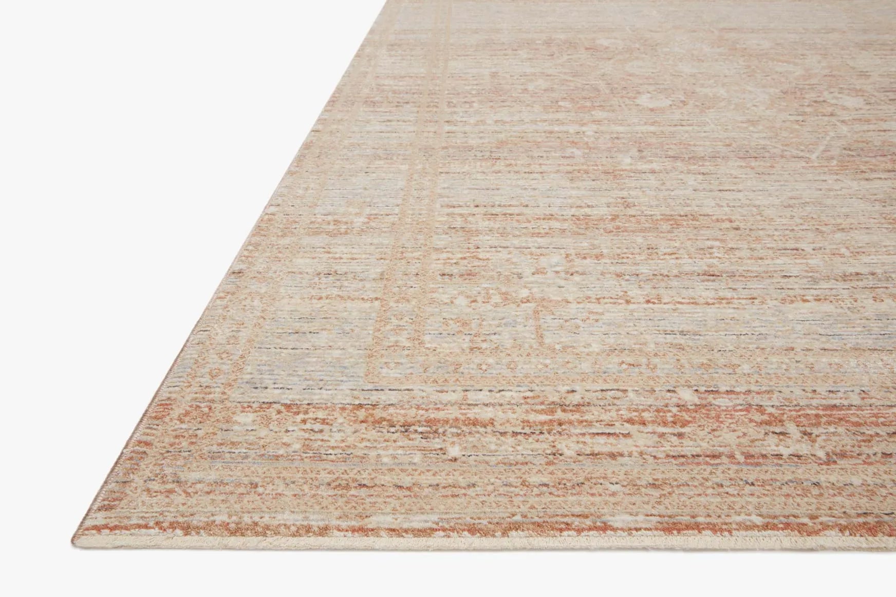 Faye Fay-08 Terracotta/Sky Rug - Baconco