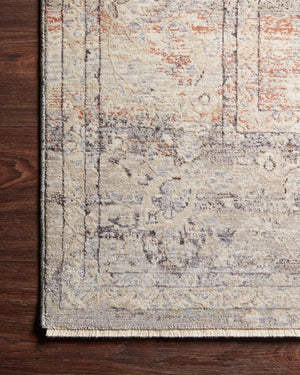 Faye Fay-09 Denim/Rust Rug - Baconco