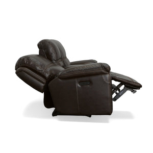 Fenwick Power Reclining Loveseat with Console and Power Headrests - Baconco