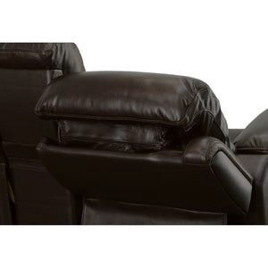 Fenwick Power Reclining Loveseat with Console and Power Headrests - Baconco