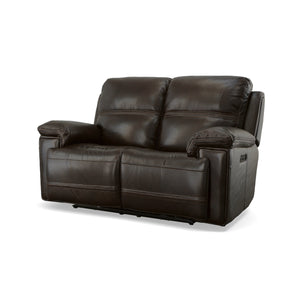 Fenwick Power Reclining Loveseat with Power Headrests - Baconco