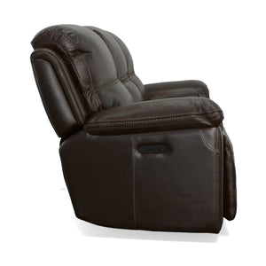 Fenwick Power Reclining Sofa with Power Headrests - Baconco