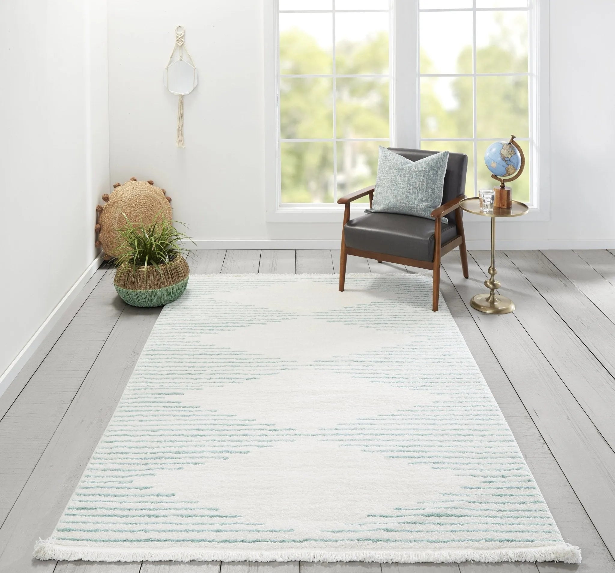 Ferris By Novogratz Frr-1 Oli Aqua Rugs - Baconco