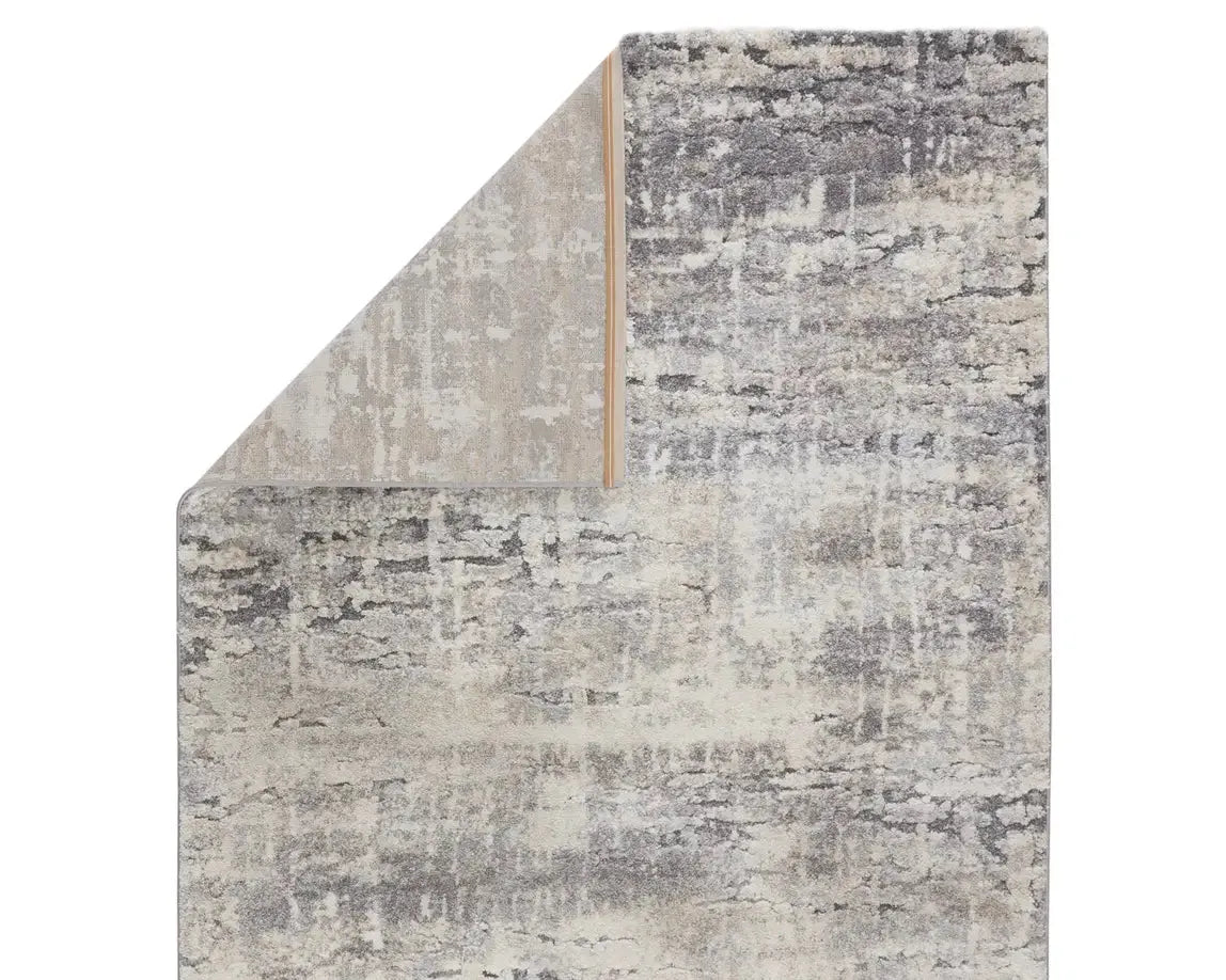 Ferris FRR02 Grey/Ivory Rug - Baconco