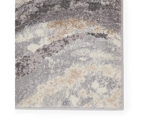 Ferris FRR05 Grey/Cream Rug - Baconco