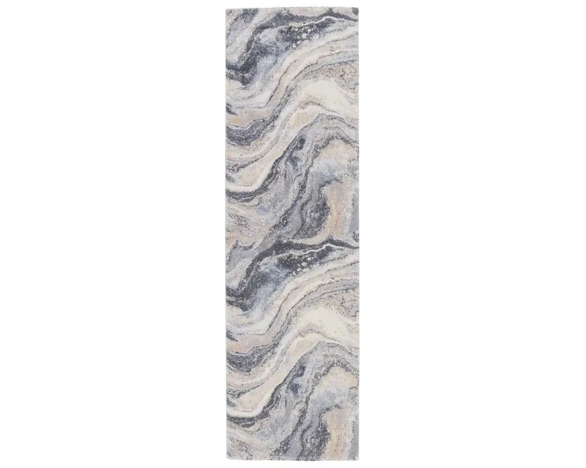 Ferris FRR07 Grey/Ivory Rug - Baconco