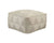 Fika FIK01 Grey/Cream Pouf - Baconco