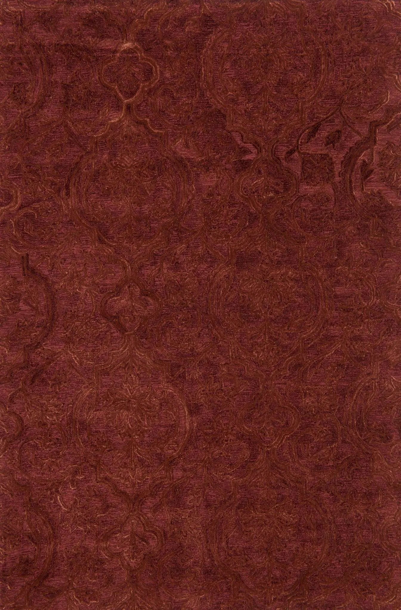 Filigree FI 01 Rust Rug - Baconco