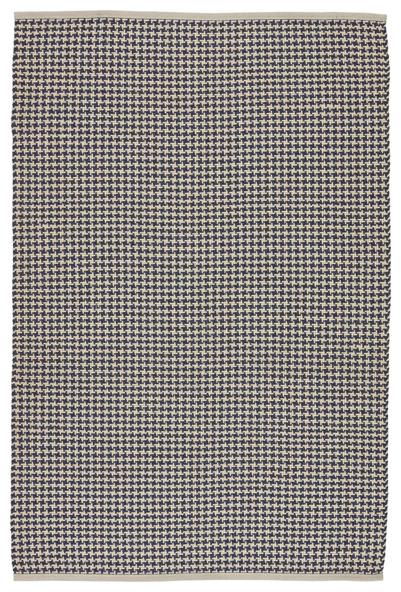 Finlay Fnl01 Houndz Dark Blue/Cream Rug - Baconco