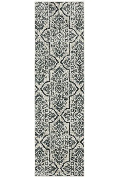 Fiona 4929A Ivory/Blue Rug - Baconco