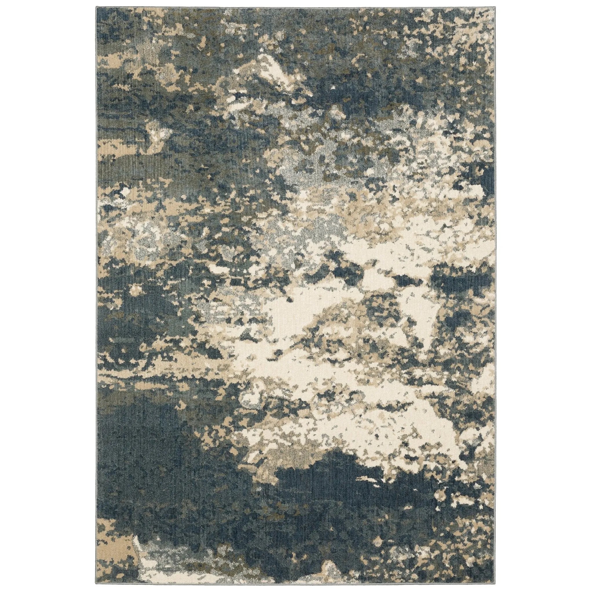 Fiona 533E Blue/Beige Rug - Baconco