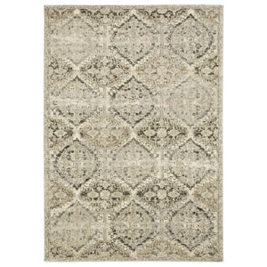 Florence 270H Ivory/Grey Rug - Baconco