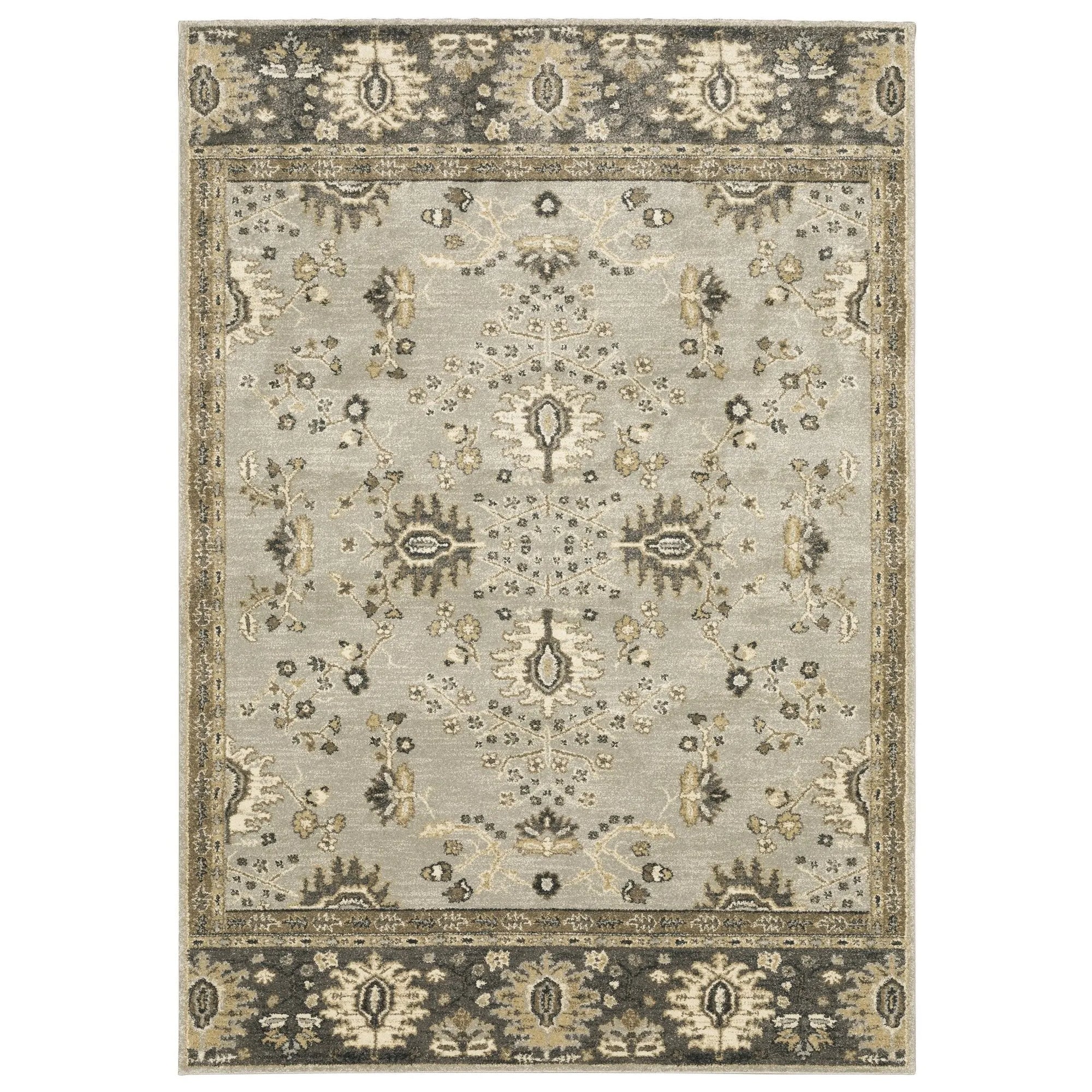 Florence 4928C Blue/Brown Rug - Baconco