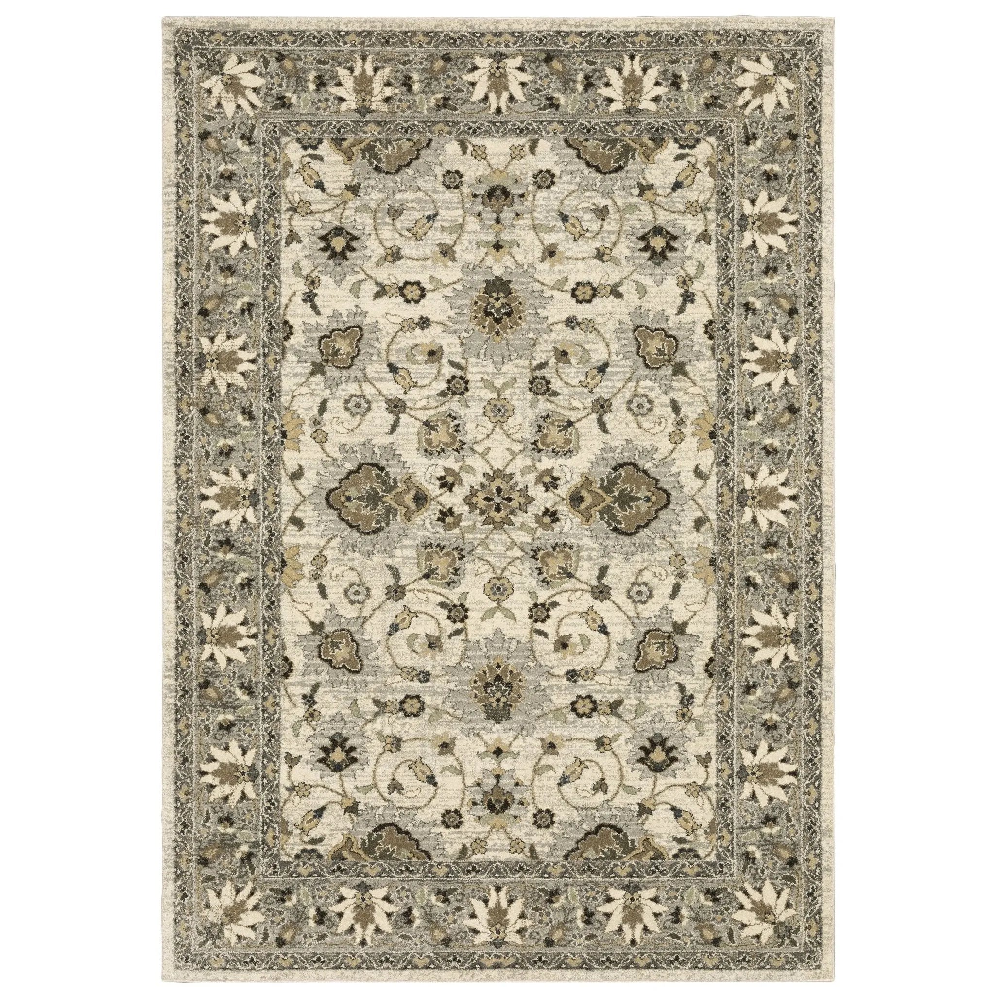 Florence 5508I Beige/Grey Rug - Baconco