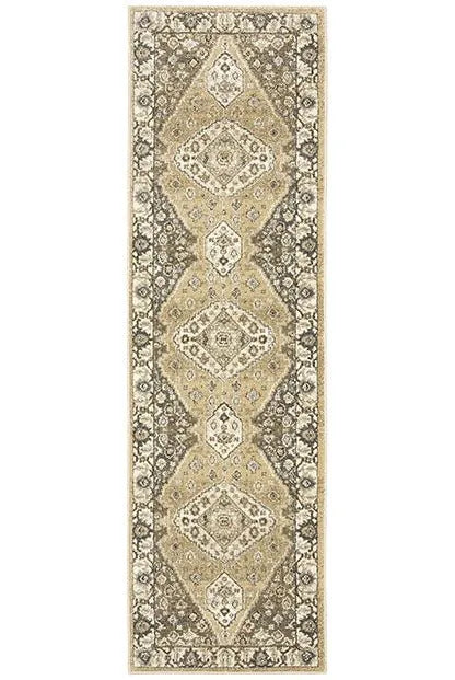 Florence 661I Beige/Grey Rug - Baconco