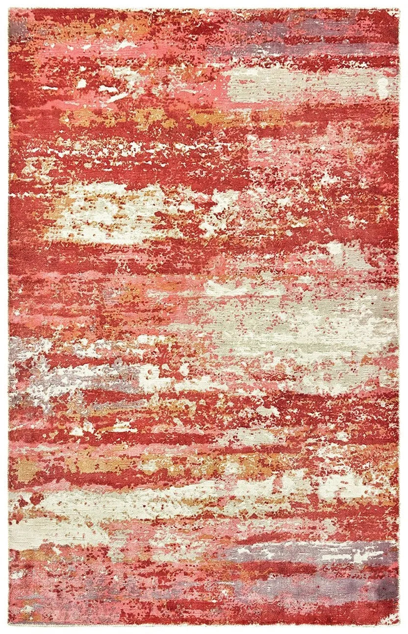 Formations 70004 Pink Red Rug - Baconco