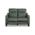 Forte Power Reclining Loveseat with Power Headrests - Baconco