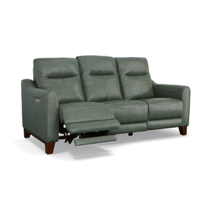 Forte Power Reclining Sofa with Power Headrests - Baconco