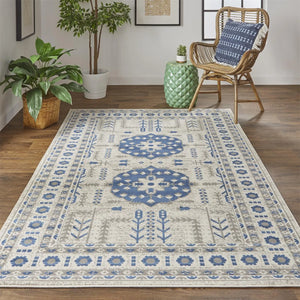 Foster 3754F Blue/Gray Rug - Baconco