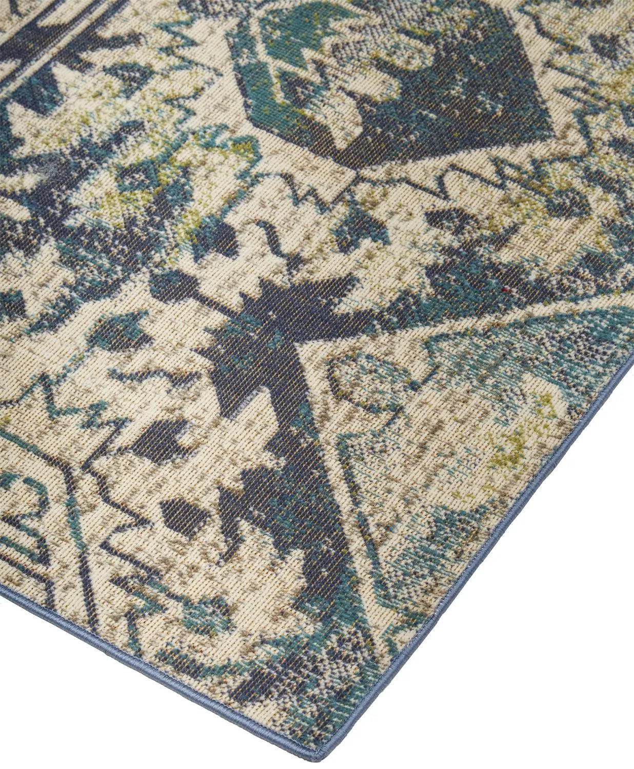 Foster 3760F Teal/Teal Rug - Baconco