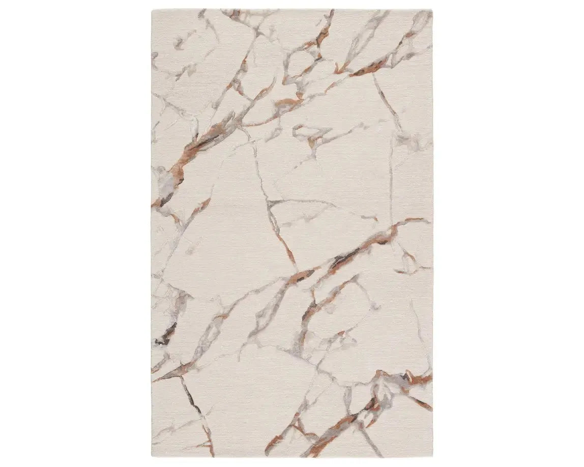 Fragment FRG01 Cream/Silver Rug - Baconco