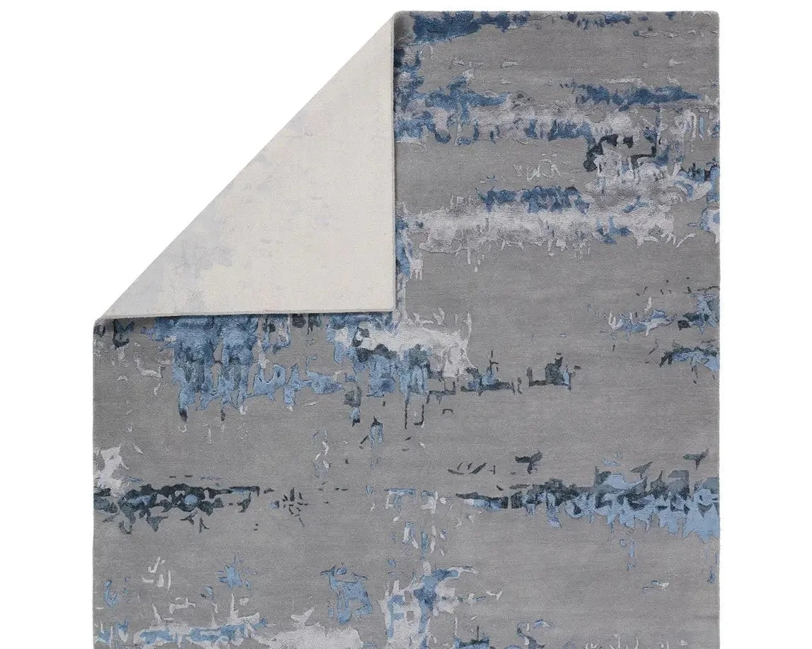 Fragment FRG04 Blue/Silver Rug - Baconco