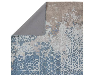 Fragment FRG11 Dark Blue/Light Grey Rug - Baconco