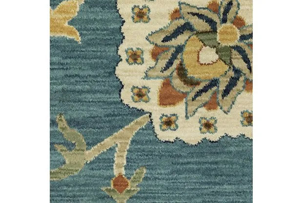 Francesca FR01E Blue/Multi Rug - Baconco