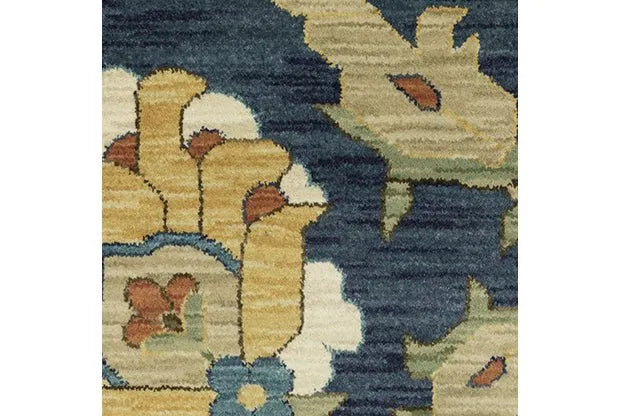 Francesca FR02L Blue Rug - Baconco