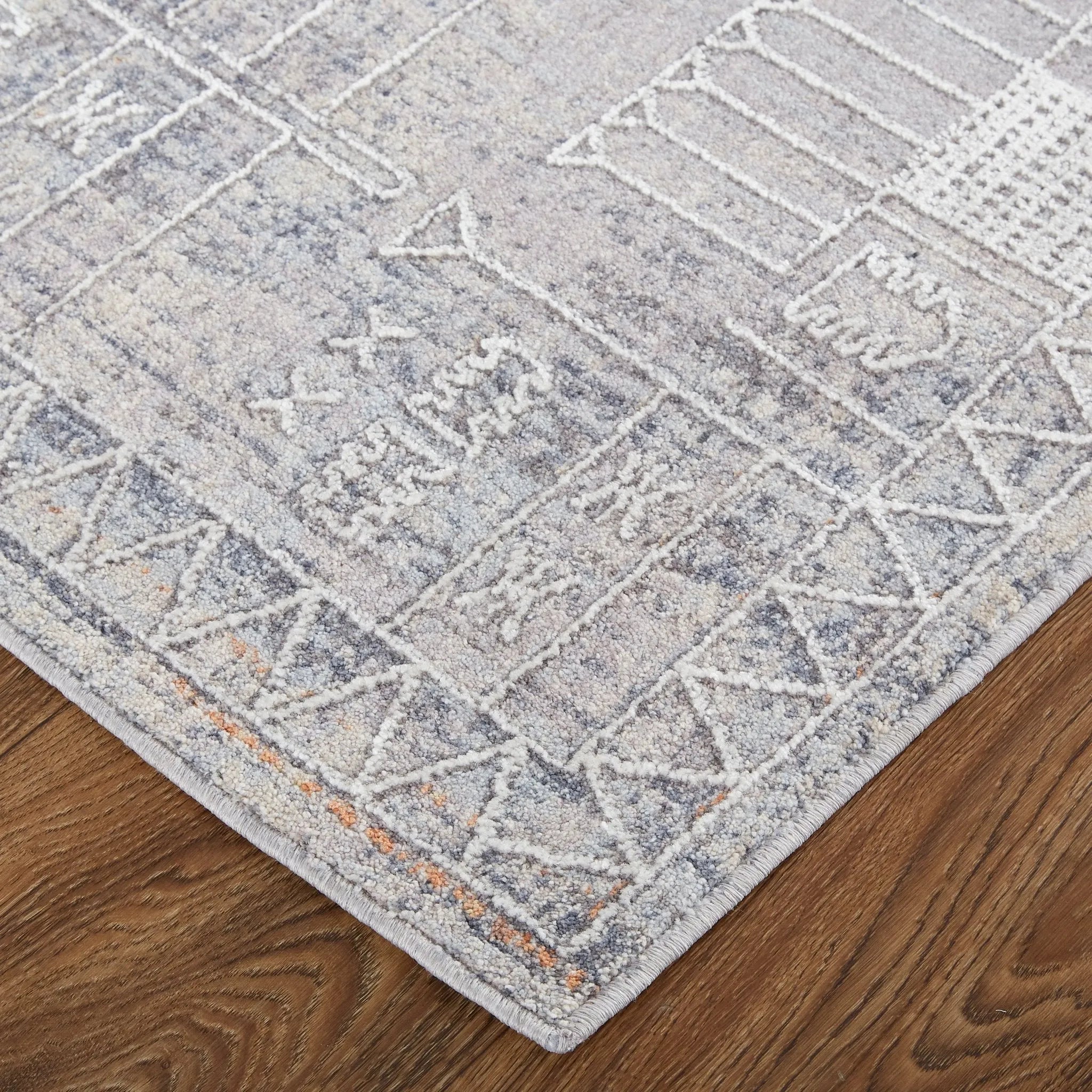 Francisco FRA39E6F Grey/Ivory Rug - Baconco