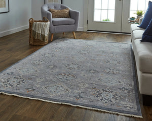 Francisco FRA39EAF Grey Rug - Baconco