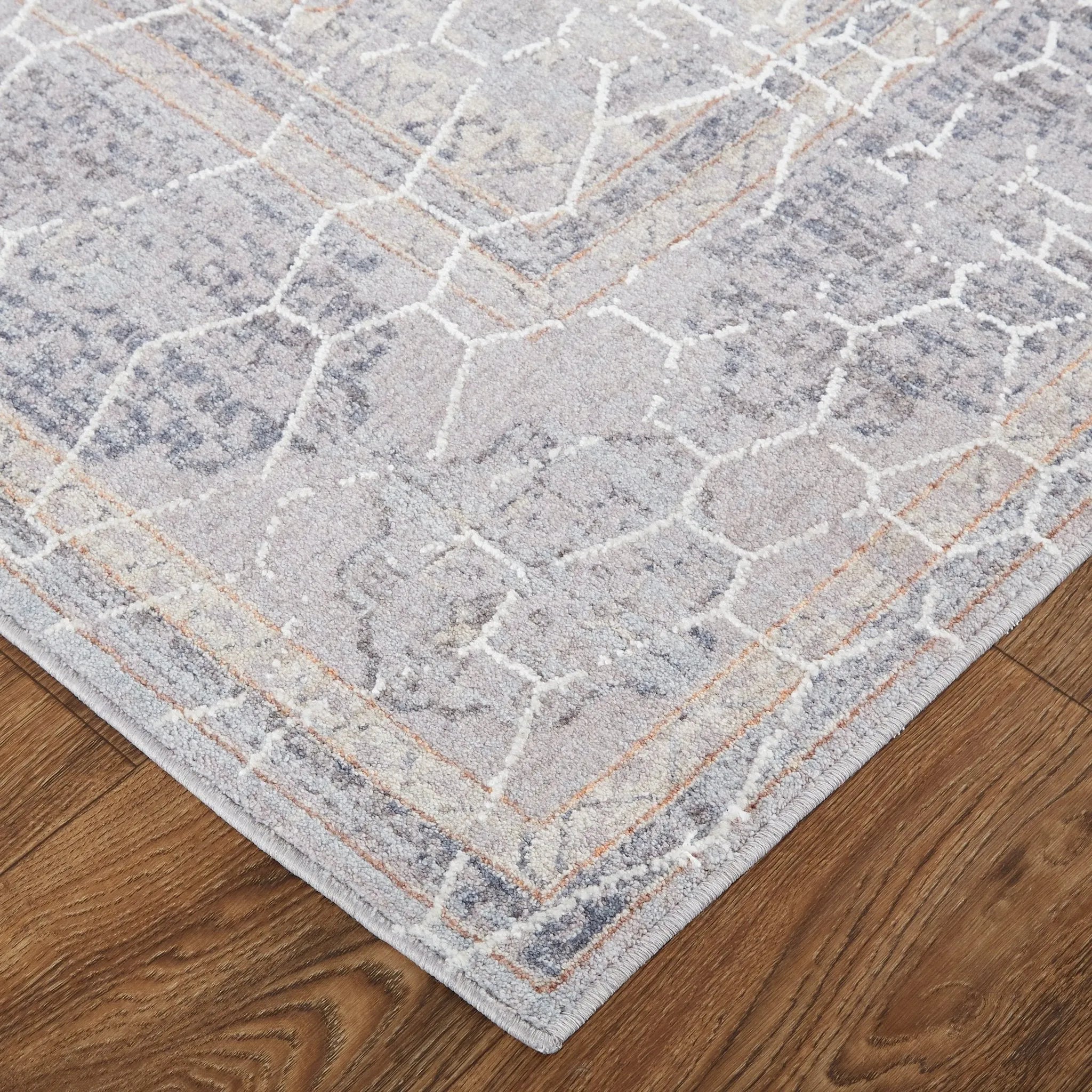 Francisco FRA39FDF Grey/Ivory Rug - Baconco