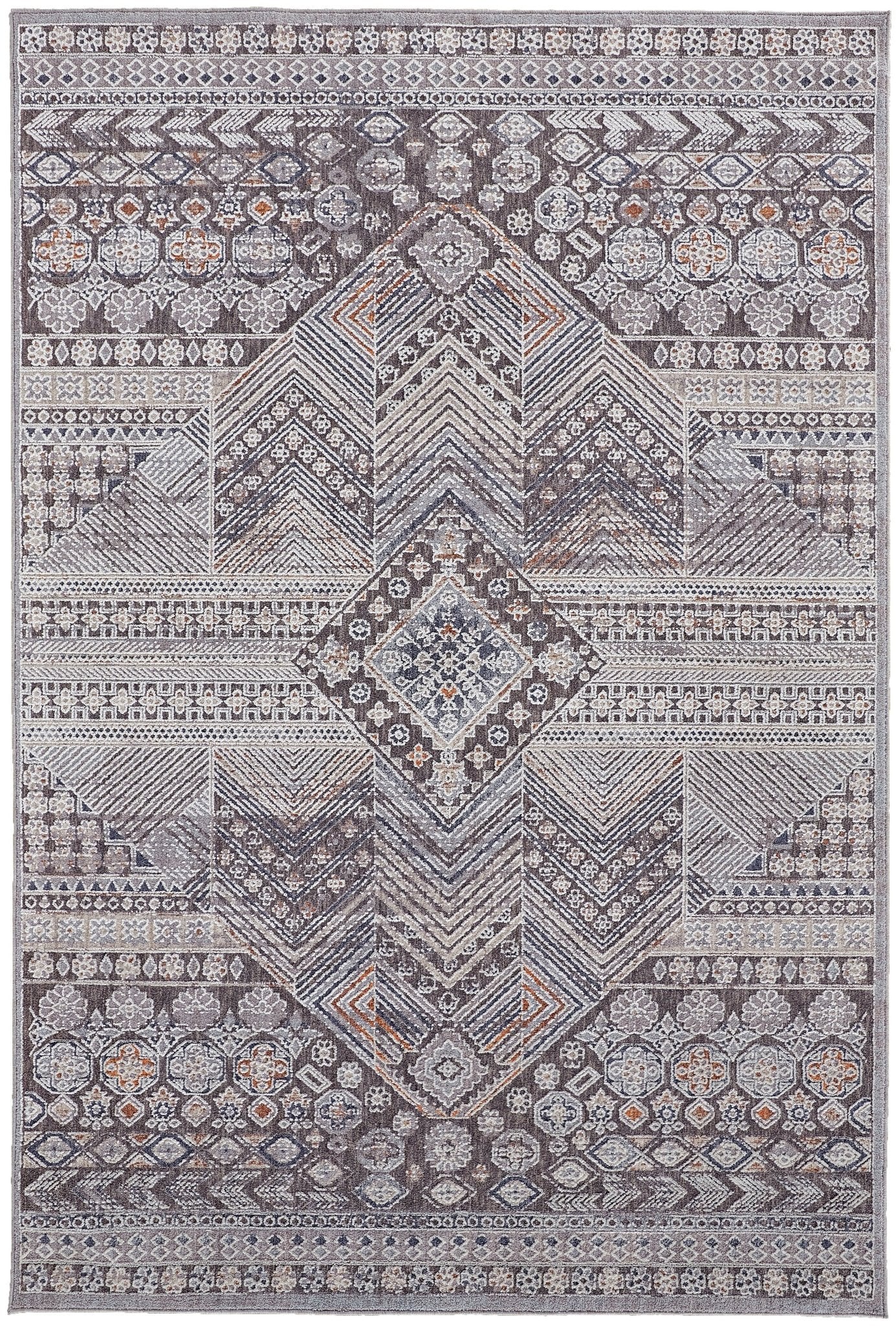 Francisco FRA39GDF Ivory/Grey Rug - Baconco