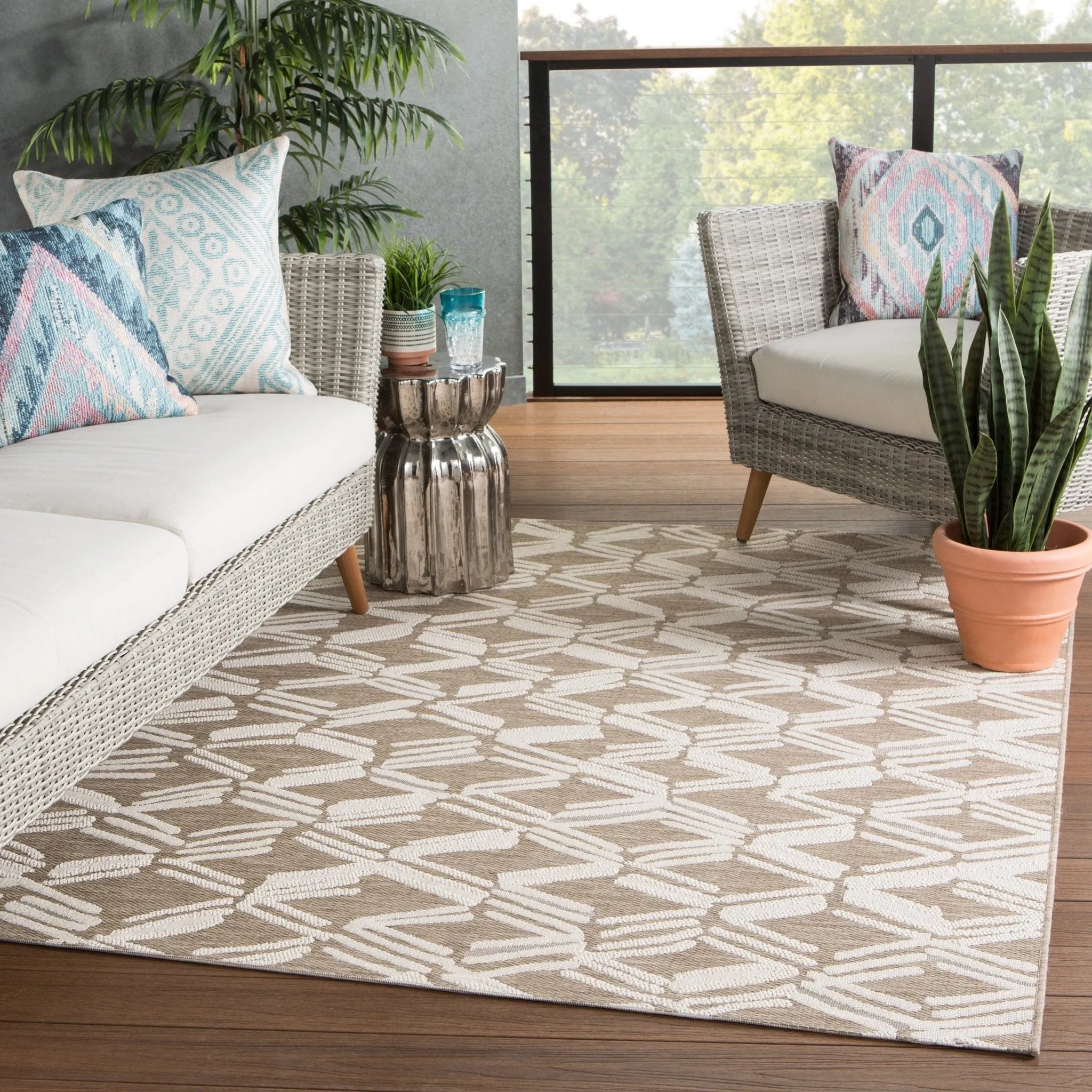 Fresno Fsn02 Caelum Beige/Cream Rug - Baconco