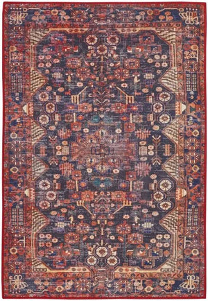 Fulton FUL04 Red Area Rug - Baconco