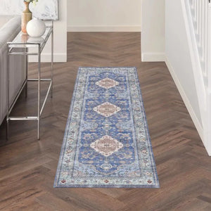 Fulton FUL11 Blue Area Rug - Baconco