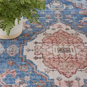 Fulton FUL11 Blue Area Rug - Baconco