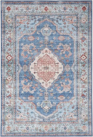 Fulton FUL11 Blue Area Rug - Baconco