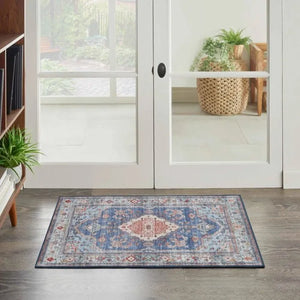 Fulton FUL11 Blue Area Rug - Baconco