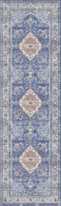 Fulton FUL11 Blue Area Rug - Baconco